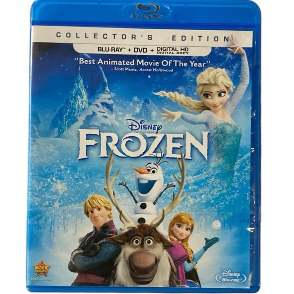 Disney Movie Frozen DVD Blu-Ray Digital HD Collectors Edition